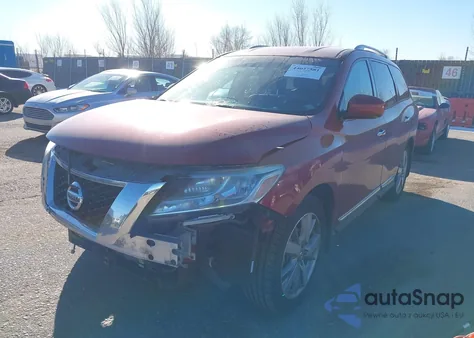 2013 Nissan Pathfinder Platinum из США, поврежденный, VIN 5N1AR2MM1DC671633